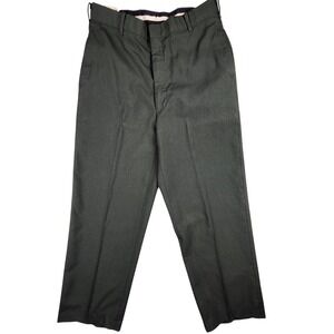 DSCP Trousers Mens Dress 32R (31X26.5) Green Army Serge Poly Wool AG-489 Uniform